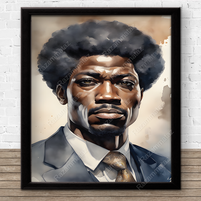 Black Man Print A